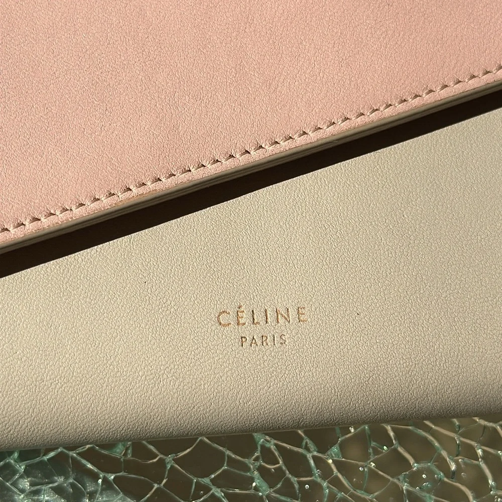 CELINE, Pink & Cream Ling Wallet. Very Nice! - Picture 2 of 12